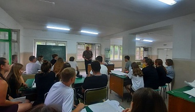 Геодезическая практика в поселке Сахарном