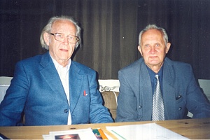 почетный профессор Ханс-Йоахим Бунге и Кукса Лев Владимирович во время стажировки в Германии