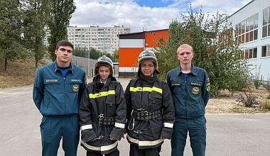 Каким должен быть пожарный? Студенты ИАиС поговорили со школьниками о будущей профессии